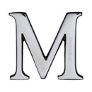 Heritage Brass Alphabet M Rear Fix 51mm (2") Polished Chrome finish - C1565 2 M-PC - Choice Handles