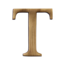 Heritage Brass Alphabet T Rear Fix 51mm (2") Antique finish - C1565 2 T-AT - Choice Handles
