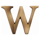 Heritage Brass Alphabet W Rear Fix 51mm (2") Antique finish - C1565 2 W-AT - Choice Handles