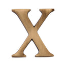 Heritage Brass Alphabet X Rear Fix 51mm (2") Antique finish - C1565 2 X-AT - Choice Handles
