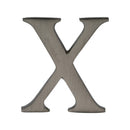 Heritage Brass Alphabet X Pin Fix 51mm (2") Matt Bronze Finish - C1565 2 X-MB - Choice Handles