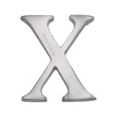 Heritage Brass Alphabet X Rear Fix 51mm (2") Satin Chrome finish - C1565 2 X-SC - Choice Handles