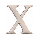 Heritage Brass Alphabet X Rear Fix 51mm (2") Satin Nickel finish - C1565 2 X-SN - Choice Handles