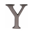 Heritage Brass Alphabet Y Pin Fix 51mm (2") Matt Bronze Finish - C1565 2 Y-MB - Choice Handles