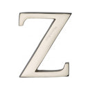 Heritage Brass Alphabet Z Pin Fix 51mm (2") Polished Nickel Finish - C1565 2 Z-PNF - Choice Handles