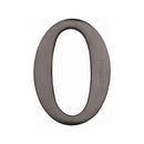 Heritage Brass Numeral 0 Self Adhesive 51mm (2") Matt Bronze finish - C1568 0-MB - Choice Handles