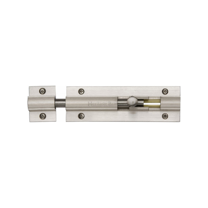 Heritage Brass Door Bolt Straight 2" x 1" Satin Nickel finish - C1580 2-SN - Choice Handles