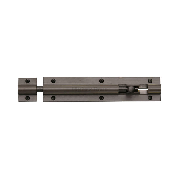 Heritage Brass Door Bolt Straight 6 x 1.25 Matt Bronze finish
 - C1582 6-MB - Choice Handles