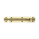Heritage Brass Door Bolt Straight 6 x 1.25 Polished Brass finish
 - C1582 6-PB - Choice Handles