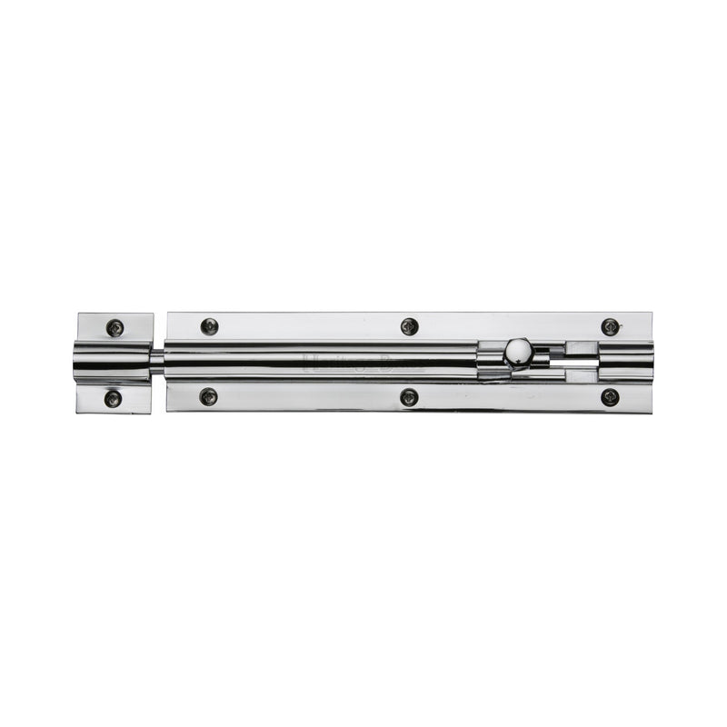Heritage Brass Door Bolt Straight 6 x 1.25 Polished Chrome finish
 - C1582 6-PC - Choice Handles