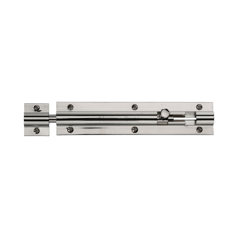 Heritage Brass Door Bolt Straight 6" x 1.25" Polished Nickel finish - C1582 6-PNF - Choice Handles