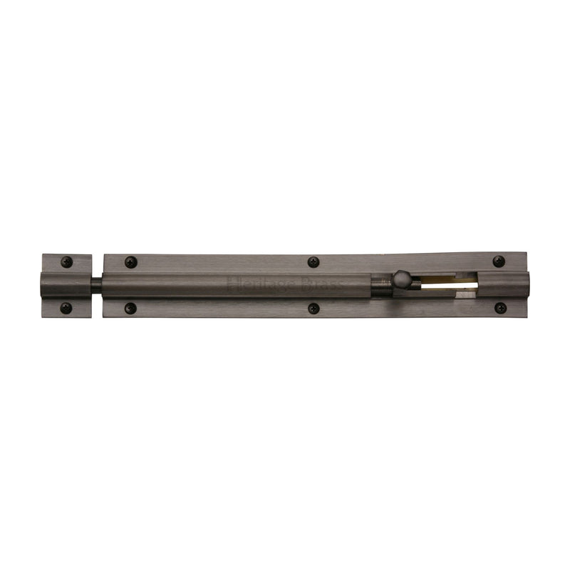 Heritage Brass Door Bolt Straight 8 x 1.25 Matt Bronze finish
 - C1582 8-MB - Choice Handles