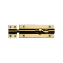 Heritage Brass Door Bolt Straight 4 x 1.5 Polished Brass finish
 - C1584 4-PB - Choice Handles