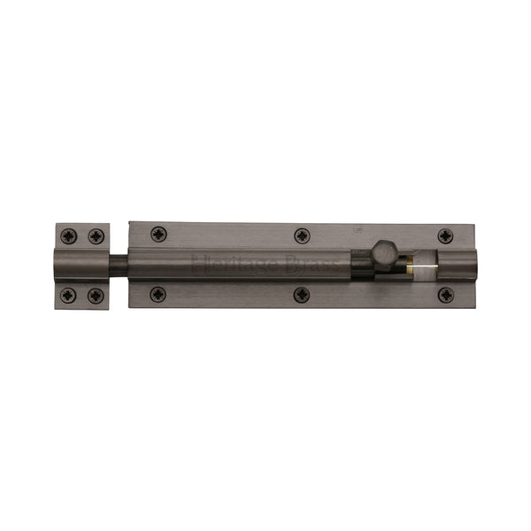 Heritage Brass Door Bolt Straight 6 x 1.5 Matt Bronze finish
 - C1584 6-MB - Choice Handles