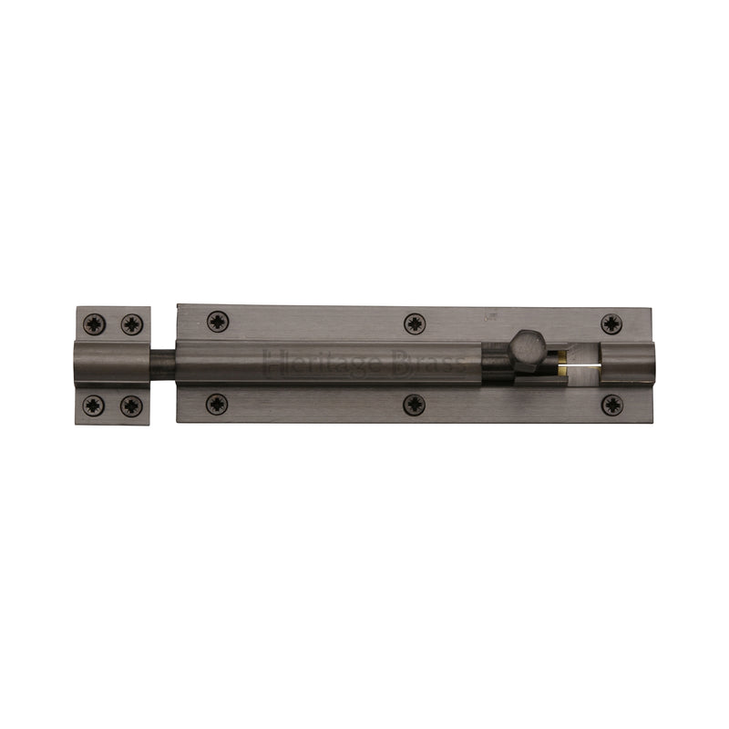 Heritage Brass Door Bolt Straight 6 x 1.5 Matt Bronze finish
 - C1584 6-MB - Choice Handles