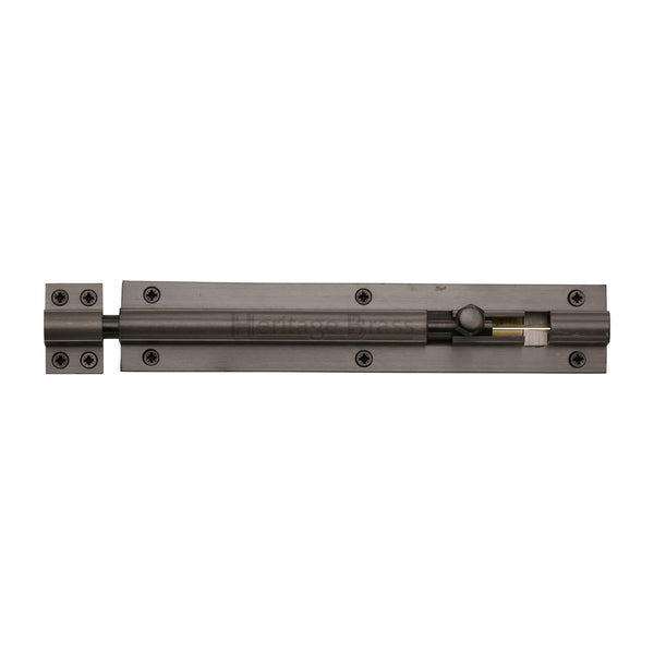 Heritage Brass Door Bolt Straight 8 x 1.5 Matt Bronze finish
 - C1584 8-MB - Choice Handles