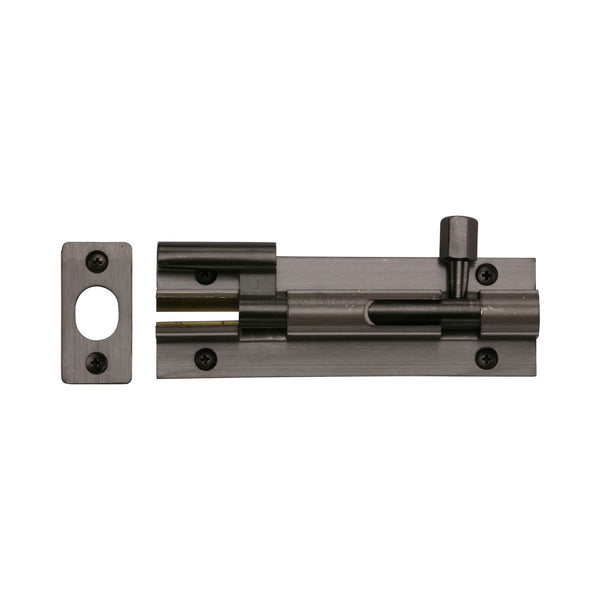 Heritage Brass Door Bolt Necked 2 x 1 Satin Nickel Finish
 - C1590 2-SN - Choice Handles