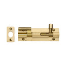 Heritage Brass Door Bolt Necked 4 x 1.25 Satin Brass finish
 - C1592 4-SB - Choice Handles