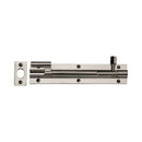 Heritage Brass Door Bolt Necked 6 x 1.5 Polished Nickel finish
 - C1594 6-PNF - Choice Handles