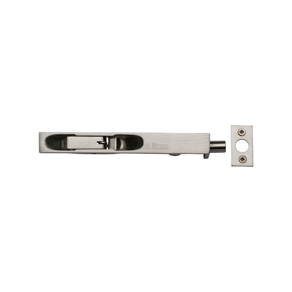 Heritage Brass Door Bolt Flush Fitting 6" x .3/4" Satin Nickel finish - C1680 6-SN - Choice Handles