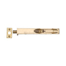 Heritage Brass Door Bolt Flush Fitting 8" x .3/4" Polished Brass finish - C1680 8-PB - Choice Handles