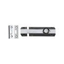 Heritage Brass Door Bolt Flat 4" Polished Chrome finish - C1685 4-PC - Choice Handles