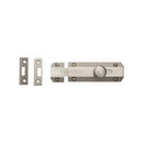 Heritage Brass Door Bolt Flat 4" Satin Nickel finish - C1685 4-SN - Choice Handles