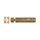 Heritage Brass Door Bolt Flat 6" Antique finish - C1685 6-AT - Choice Handles