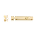 Heritage Brass Door Bolt Flat 6 Satin Brass finish
 - C1685 6-SB - Choice Handles