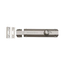 Heritage Brass Door Bolt Flat 6" Satin Nickel finish - C1685 6-SN - Choice Handles