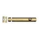 Heritage Brass Door Bolt Flat 8" Polished Brass finish - C1685 8-PB - Choice Handles