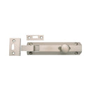 Heritage Brass Door Bolt Necked Flat 6 Satin Nickel finish
 - C1694 6-SN - Choice Handles
