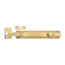 Heritage Brass Door Bolt Necked Flat 8 Satin Brass finish
 - C1694 8-SB - Choice Handles