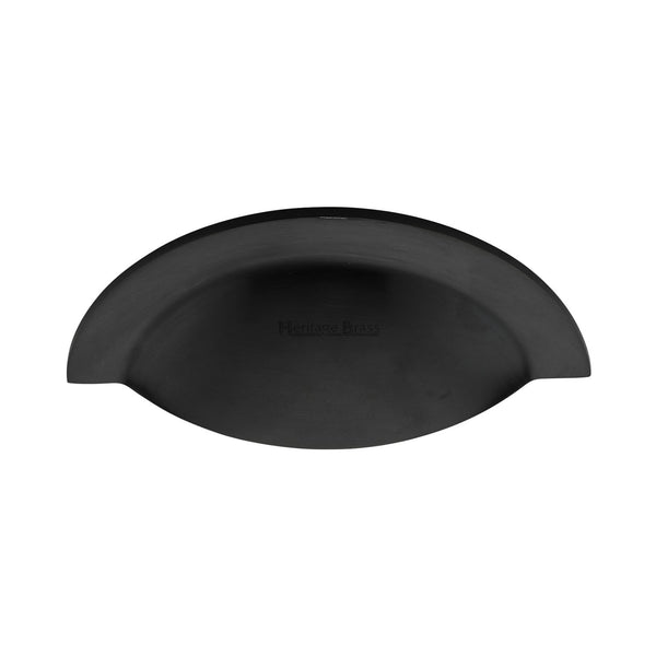 Heritage Brass Drawer Pull 57mm CTC Matt Black finish
 - C1730-BKMT - Choice Handles