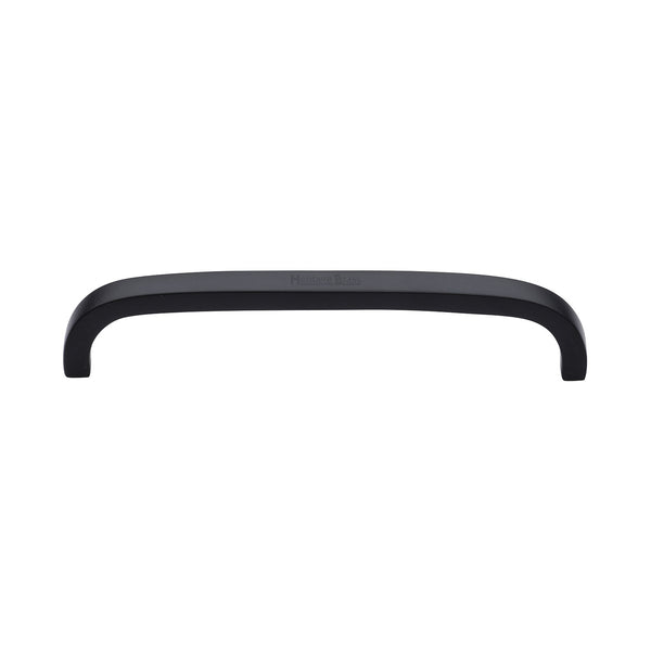 Heritage Brass Cabinet Pull D Shaped 152mm CTC Matt Black Finish - C1800 152-BKMT - Choice Handles