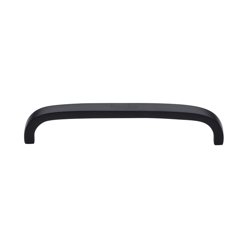 Heritage Brass Cabinet Pull D Shaped 152mm CTC Matt Black Finish - C1800 152-BKMT - Choice Handles