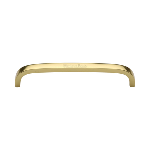 Heritage Brass Cabinet Pull D Shaped 152mm Polished Brass finish - C1800 152-PB - Choice Handles
