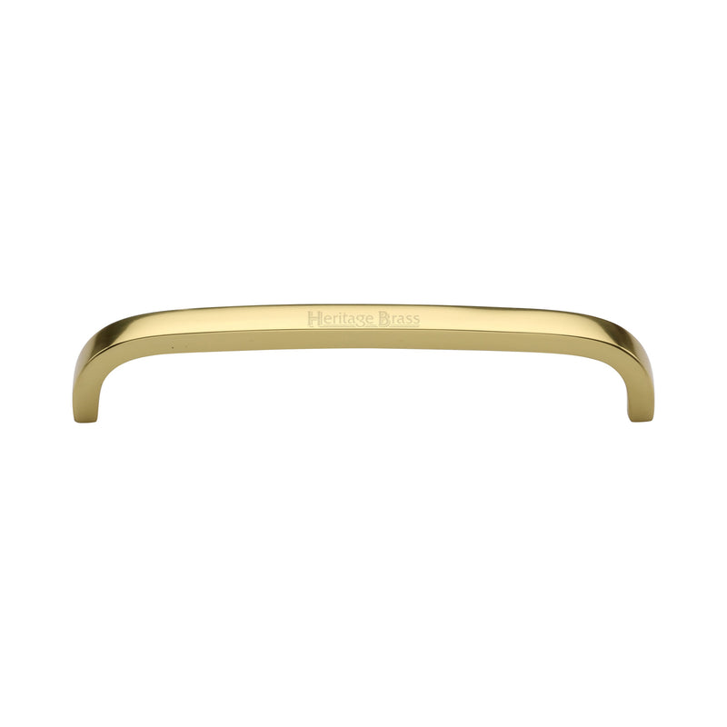 Heritage Brass Cabinet Pull D Shaped 152mm Polished Brass finish - C1800 152-PB - Choice Handles