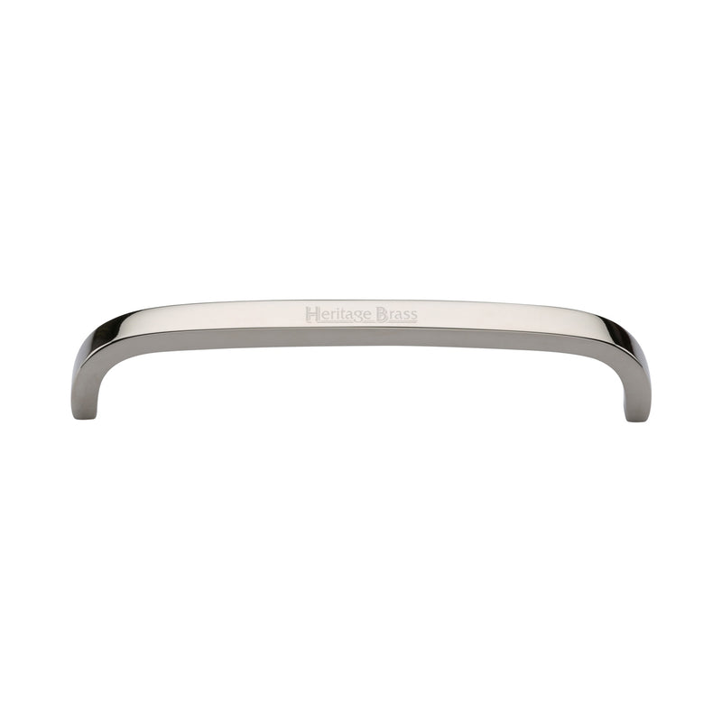 Heritage Brass Cabinet Pull D Shaped 152mm CTC Polished Nickel Finish - C1800 152-PNF - Choice Handles