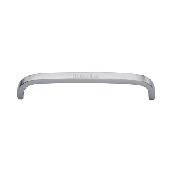 Heritage Brass Cabinet Pull D Shaped 152mm Satin Chrome finish - C1800 152-SC - Choice Handles