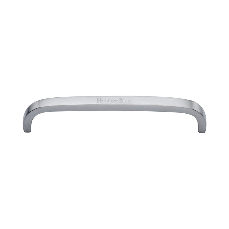 Heritage Brass Cabinet Pull D Shaped 152mm Satin Chrome finish - C1800 152-SC - Choice Handles