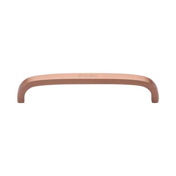 Heritage Brass Cabinet Pull D Shaped 152mm CTC Satin Rose Gold Finish - C1800 152-SRG - Choice Handles