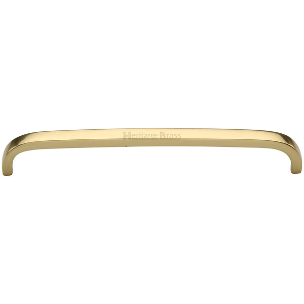 Heritage Brass Cabinet Pull D Shaped 203mm Polished Brass finish - C1800 203-PB - Choice Handles