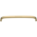 Heritage Brass Cabinet Pull D Shaped 203mm CTC Satin Brass Finish - C1800 203-SB - Choice Handles
