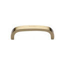 Heritage Brass Cabinet Pull D Shaped 89mm CTC Satin Brass Finish - C1800 89-SB - Choice Handles