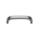 Heritage Brass Cabinet Pull D Shaped 89mm Satin Chrome finish - C1800 89-SC - Choice Handles