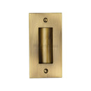 Heritage Brass Flush Pull 4" Antique finish - C1820 4-AT - Choice Handles