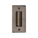 Flush Pull Handle 4" Matt Bronze finish - C1820 4-MB - Choice Handles