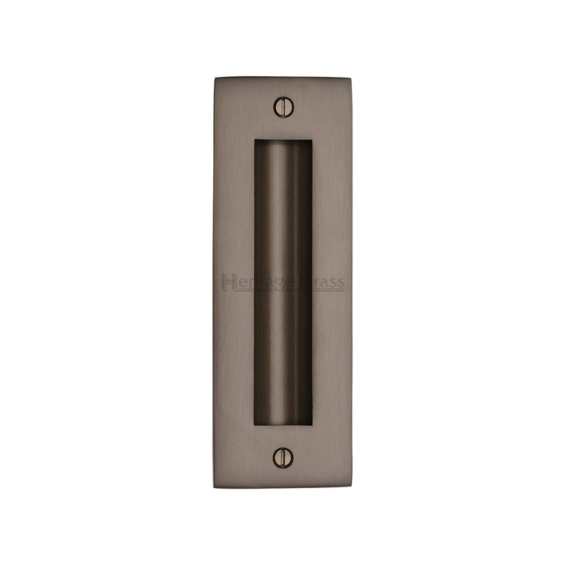 Flush Pull Handle 6" Matt Bronze finish - C1820 6-MB - Choice Handles