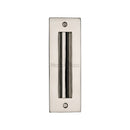 Flush Pull Handle 6" Polished Nickel finish - C1820 6-PNF - Choice Handles
